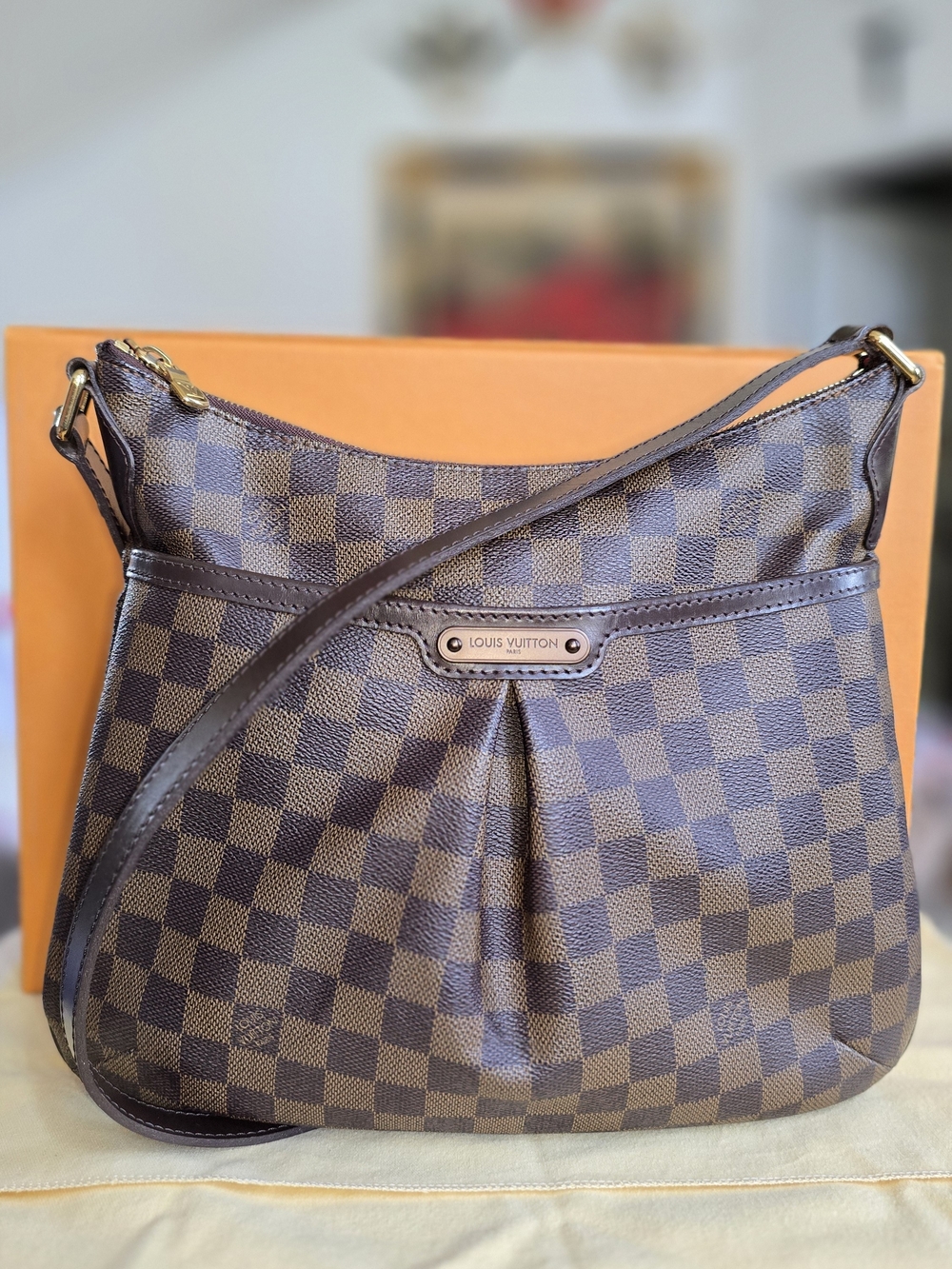 Louis Vuitton Damier Ebene Bloomsbury PM Shoulder Bag